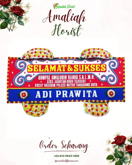 Papan Bunga Ucapan Selamat Rempang Cate